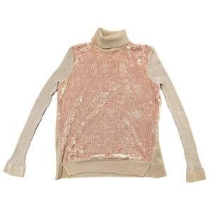 Juicy Couture Pink Velvet Sweater Size Medium